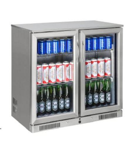 Tủ mát mini bar 2 cánh kính Kolner KN-208FS